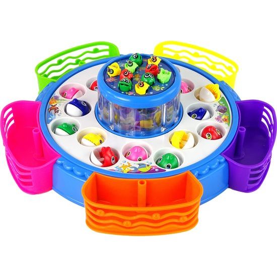 Barevná rybářská arkádová hra