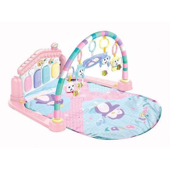 Haunger hrací deka s piankem Fitness Rack růžová