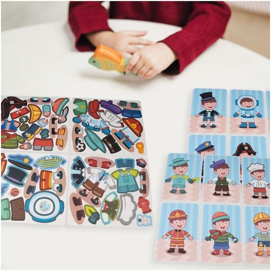 Magnetická ukládačka oblečení pro kluka Color Day