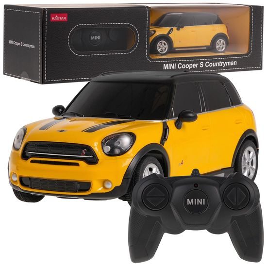 Rastar auto na dálkové ovládání Mini Cooper S Countryman 1:24 žluté