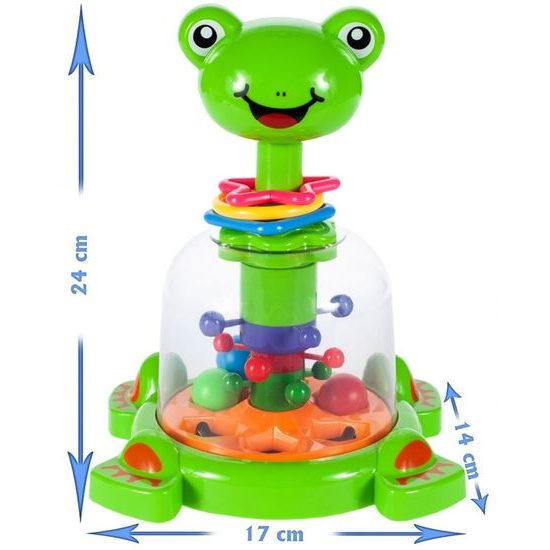 Rotující hračka pro nejmenší Frog Spinner