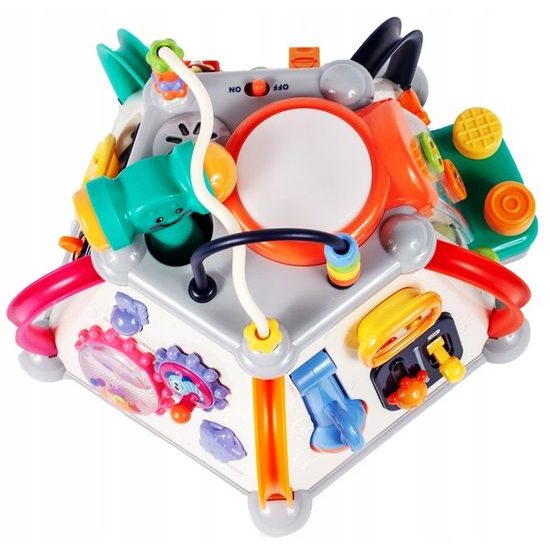 Huile Toys multifunkční kostka pro nejmenší se zvuky Activity Pyramid