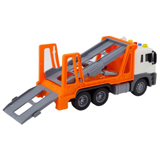 Nákladní auto s autíčkem, světly a zvuky City Service 1:16