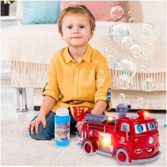 Majlo Toys hasičské auto s bublifukom a melódiami Bubble Pumper