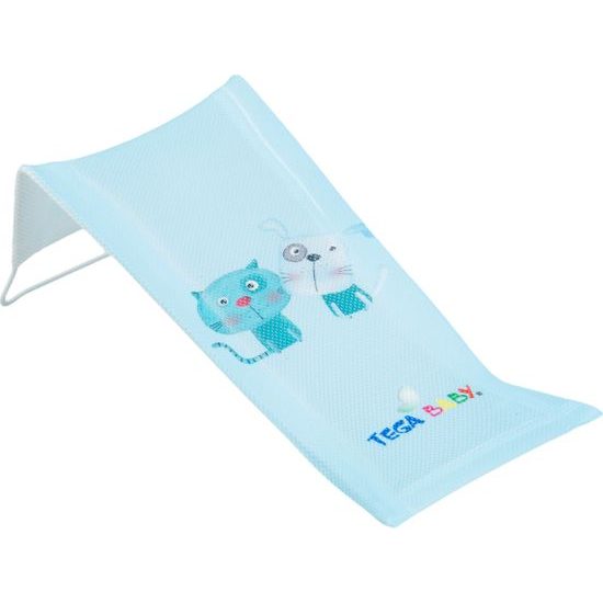 Látkové lehátko ke koupání Pejsek a Kočička tyrkysové