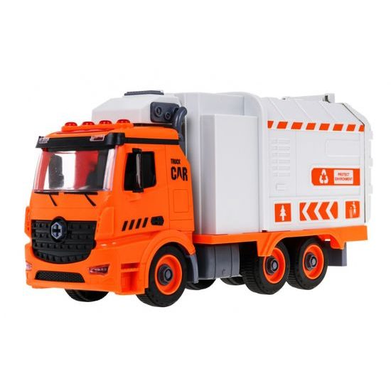 Šroubovací popelářské auto s kontejnery Garbage Truck