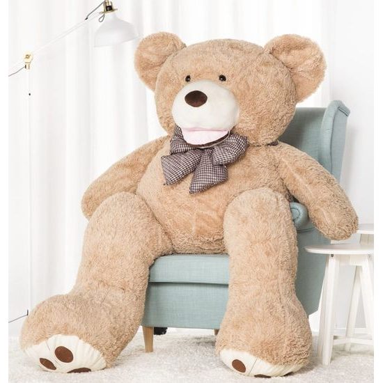 Plyšový medvěd Maty 190 cm XXL béžový