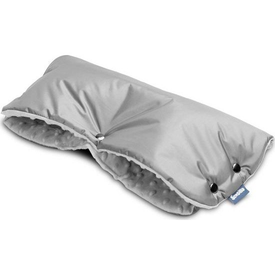 Sensillo Rukávník na kočárek Minky šedý