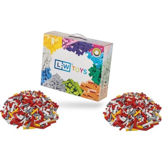 LW Toys Stavebnice pro děti - Hasičský set 2000 ks