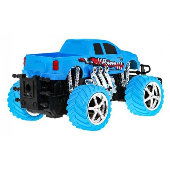 Auto na dálkové ovládání Cross Country 1:18 s kouřovým efektem modré