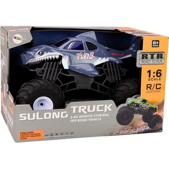Velké Dálkově ovládané terénní auto 2.4G RC 1:6 Shark