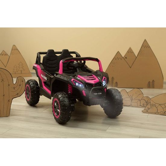 Elektrická čtyřkolka AXEL růžová