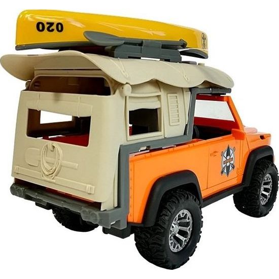 Auto Jeep ke kempování - oranžové