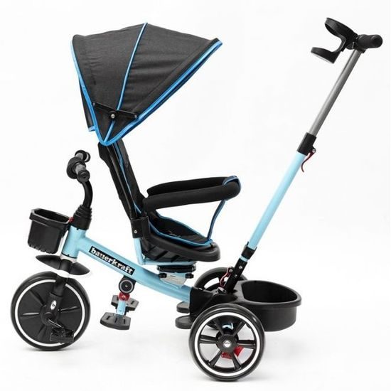 Ecotoys dětská tříkolka s otočným sedadlem X360 světle modrá