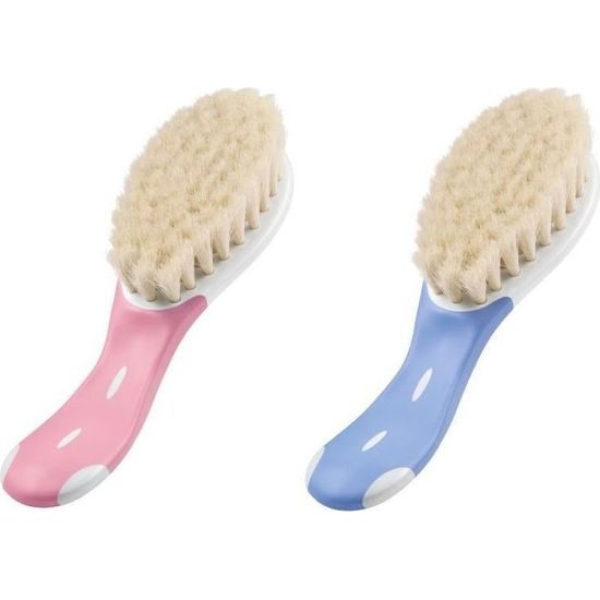 Měkký kartáč na vlasy modrý