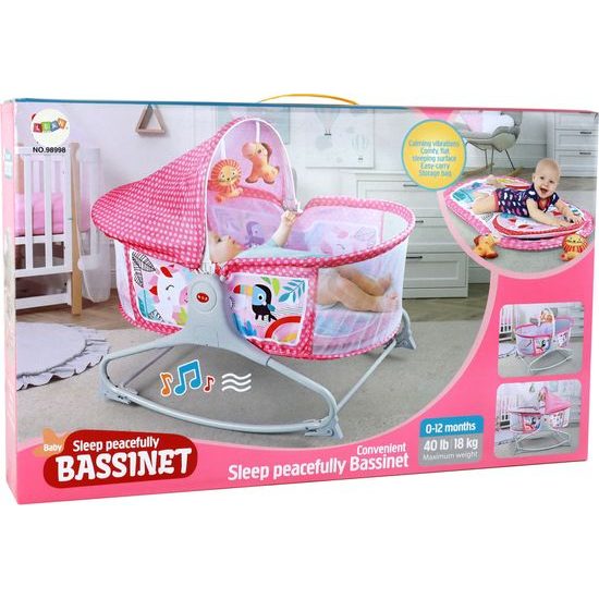 Multifunkční kolébka 2v1 růžová