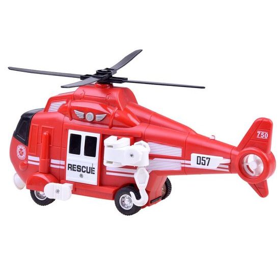 Interaktivní helikoptéra se světly a zvuky City Rescue 1:16