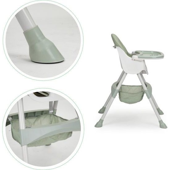 Ecotoys jídelní židlička 2v1 Azzure HC823