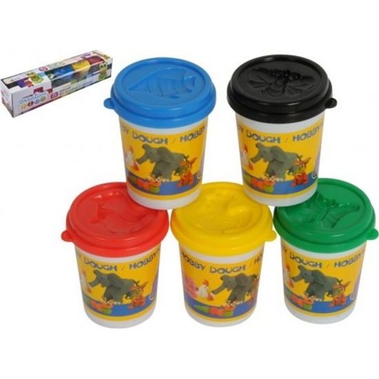 Modelína/Plastelína v kelímku 5ks