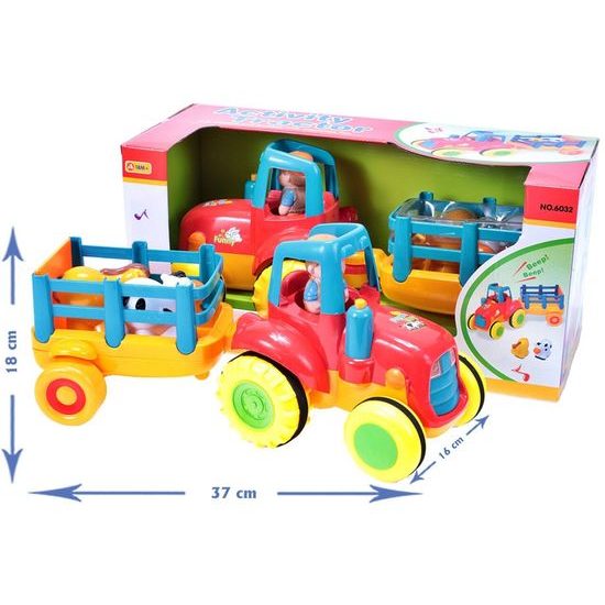 Veselý traktor pro nejmenší se světly a zvuky Activity Tractor