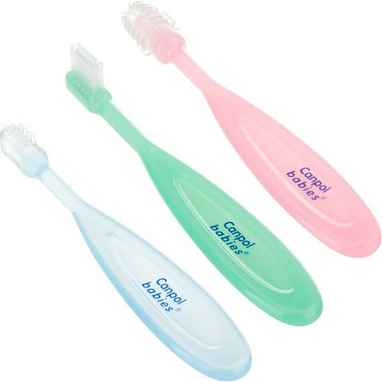 Sada zubních kartáčků Canpol Babies - 3 ks