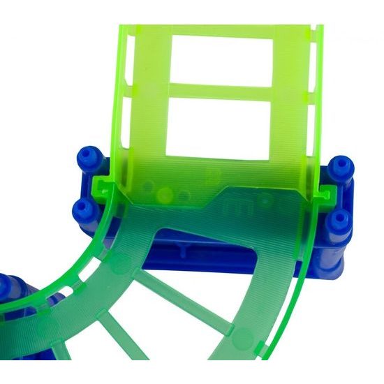 Svítící autodráha s autíčkem na baterie 123 dílků Luminous Rail