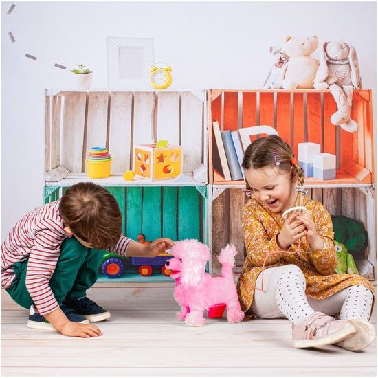 Interaktivní plyšový pejsek Pudl dálkově ovládaný