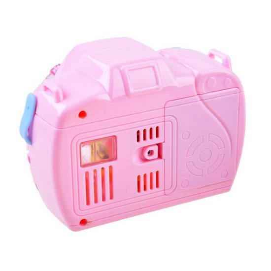 Majlo Toys bublifuk na baterie Fotoaparát růžový