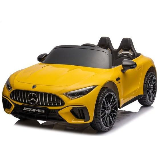 Elektrické autíčko Mercedes AMG SL63 žluté