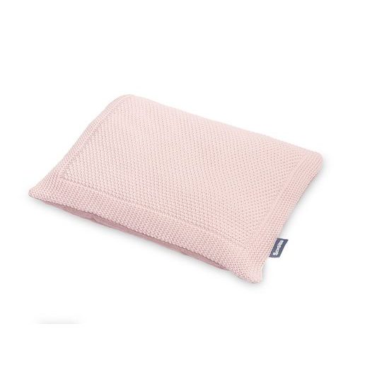 Pletená sada z mušelínu do postýlky a kočárku Sensillo růžová