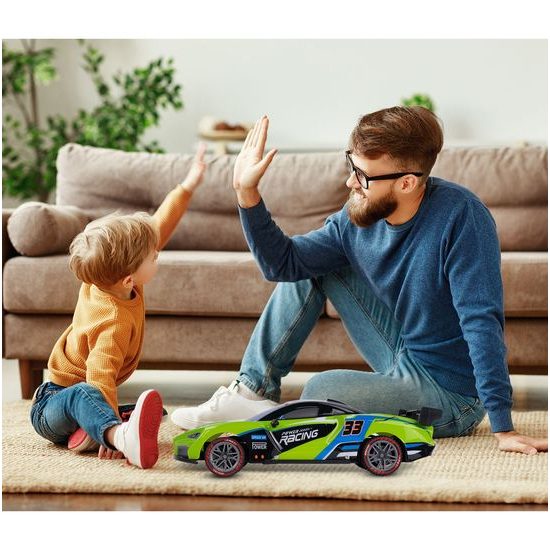 Autíčko na dálkové ovládání s LED podsvícením Speed Racing 1:12 - zelené