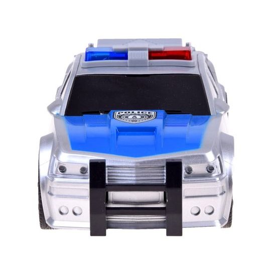 Policejní auto na setrvačník se světly a zvuky City Service 1:20 stříbrné