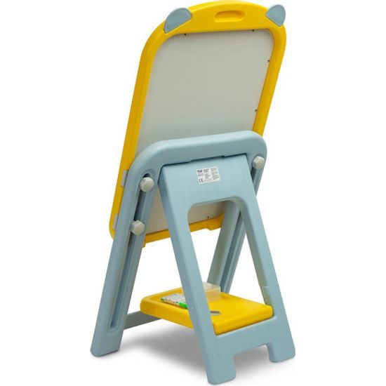 Dětská vzdělávací Magnetická tabule s židličkou TED - Toyz žlutá