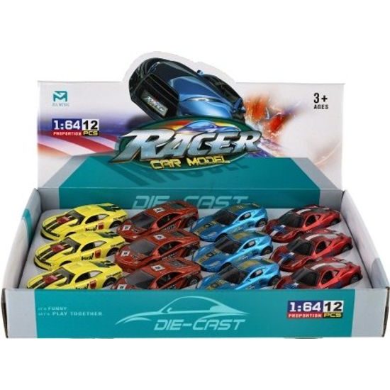 Závodní auto - mix 4 barvy