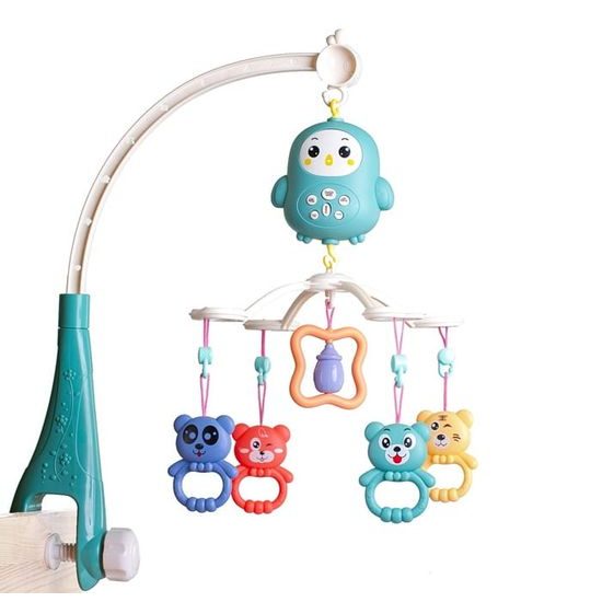 Doris kolotoč nad postýlku s melodiemi a dálkovým ovládáním Medvídci