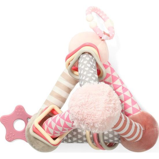 Edukační hračka Baby Ono pyramida Tiny Yoga pink