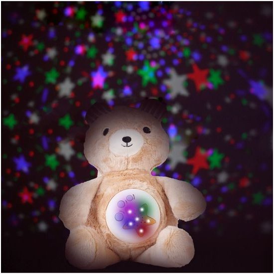Plyšový medvídek s projektorem a melodiemi Cuddle Bear