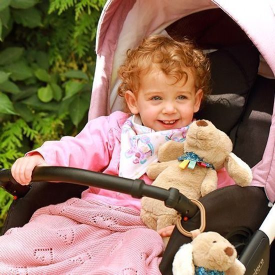 Dětský šátkový bryndáček - houpací koníci 2ks