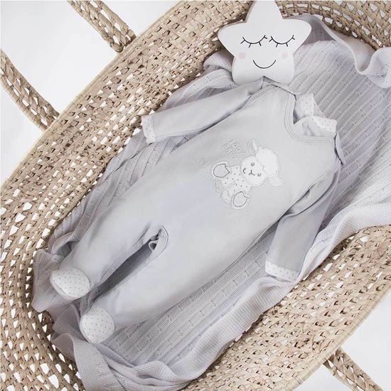 EEVI Dupačky Newborn šedá 50 (0-1m)