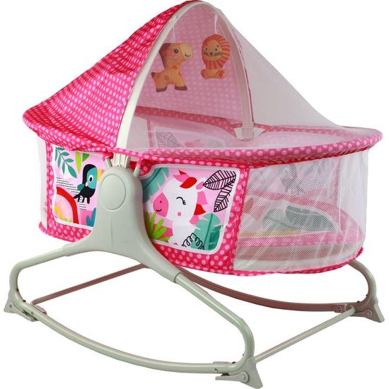 Multifunkční kolébka 2v1 růžová