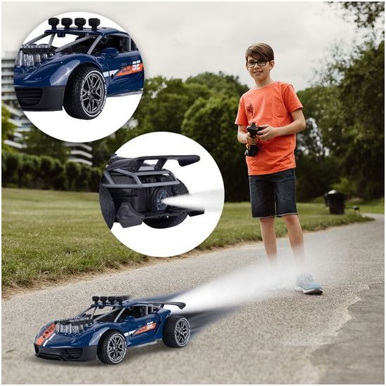 Závodní kovové auto na dálkové ovládání Fast Spirit 1:16