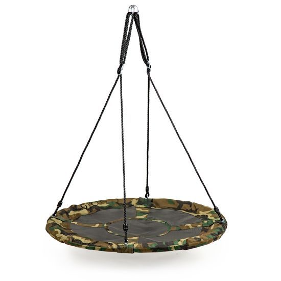 Ecotoys dětská houpačka Čapí hnízdo Army