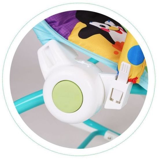 Ecotoys kojenecké lehátko 3v1 s vibracemi Baby Calm modré