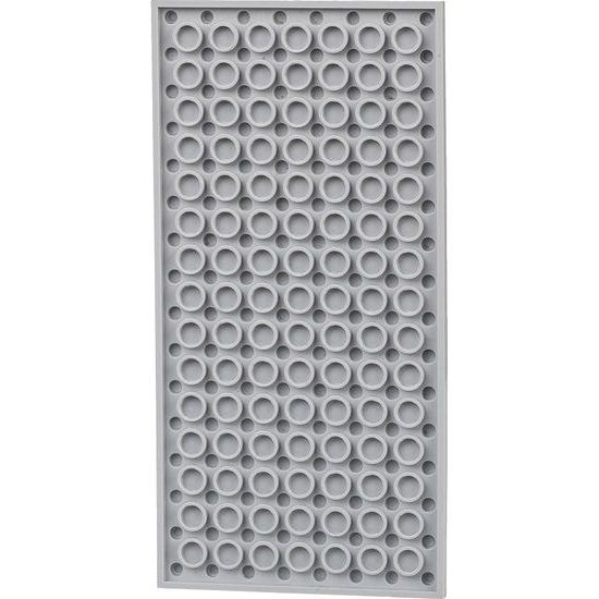 LW Toys Oboustranná deska 8 x 16 (bodů) - světle šedá