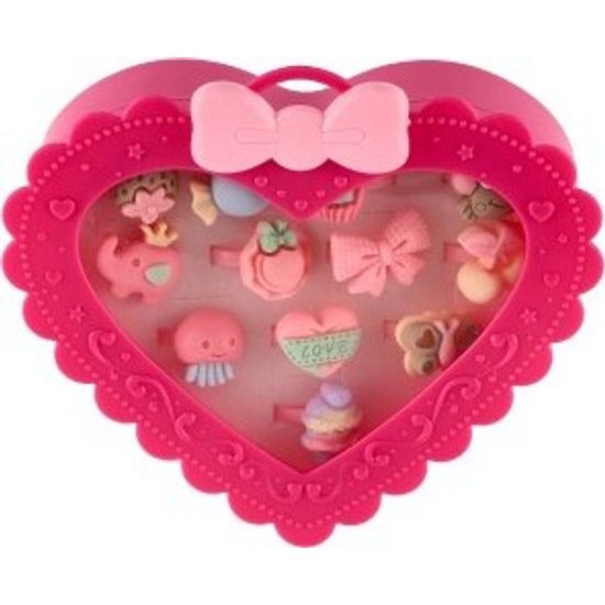 Prstýnky - sada 12ks - mix 2 druhy