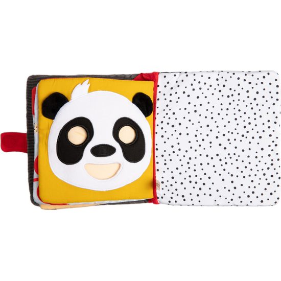 CANPOL babies Senzorická knížka PANDA BabiesBoo