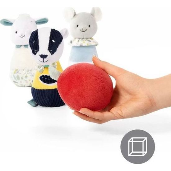 Edukační plyšové kuželky Badger Edmund Friend