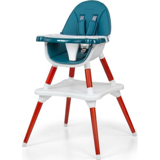 Jídelní židlička Milly Mally 2v1 Malmo zelená