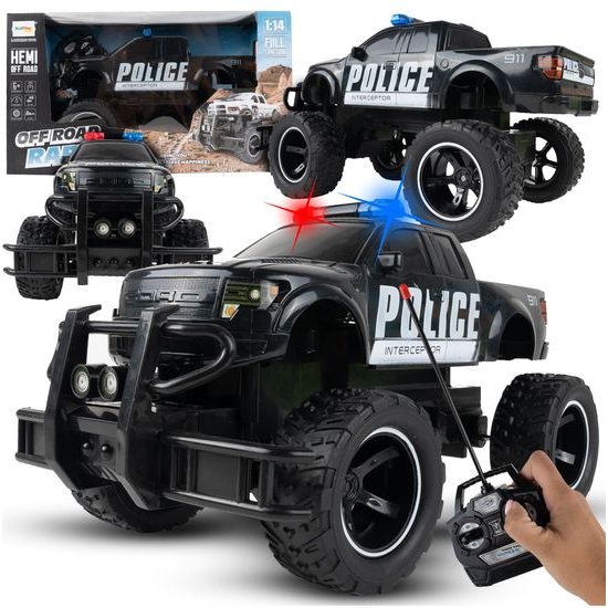 Terénní policejní auto na dálkové ovládání Police Interceptor 1:14