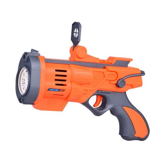 Bublifuk pistole na akumulátor Bubble Gun - oranžová